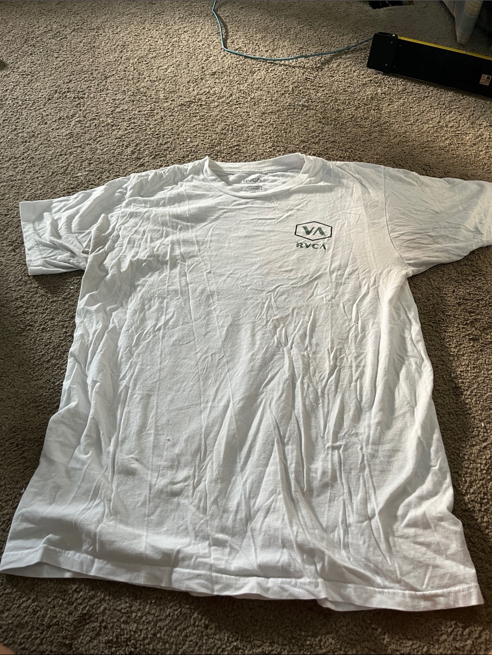 RVCA White Short Sleeve Tee
